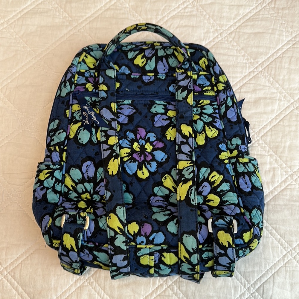 Vera Bradley Indigo Pop 💙 Backpack Purse Bag - Picture 2 of 6